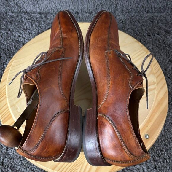 Cole Haan Giraldo II Bike Toe Derby Mens 12 Brown Brogue Oxford Dress Shoe Grand
